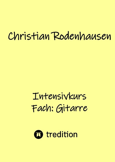 Intensivkurs - Christian Rodenhausen