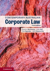 Contemporary Australian Corporate Law - Bottomley, Stephen; Hall, Kath; Spender, Peta; Nosworthy, Beth