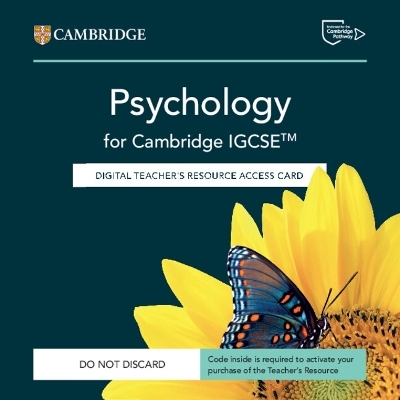 Cambridge IGCSE™ Psychology Digital Teacher's Resource Access Card - Lizzie Gauntlett