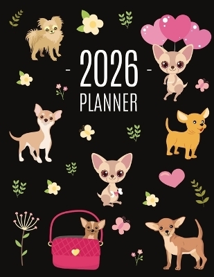 Chihuahua Planner 2026 - Happy Oak Tree Press