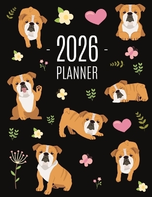 Bulldog Planner 2026 - Happy Oak Tree Press
