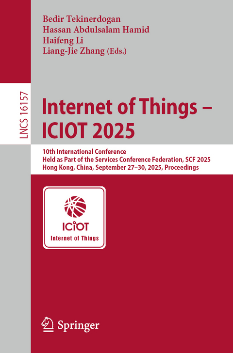 Internet of Things – ICIOT 2025 - 