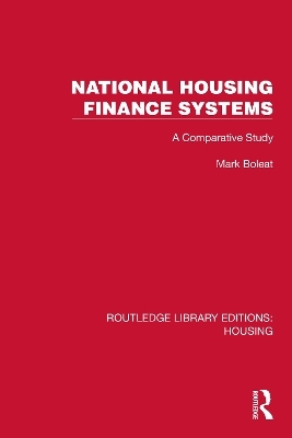 National Housing Finance Systems - Mark Boleat
