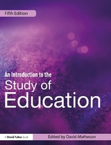 An Introduction to the Study of Education - Matheson, David