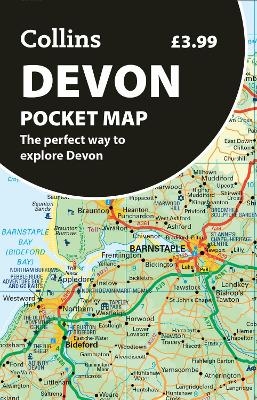 Devon Pocket Map -  Collins Maps