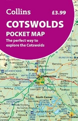 Cotswolds Pocket Map - Collins Maps