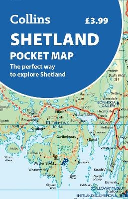 Shetland Pocket Map -  Collins Maps