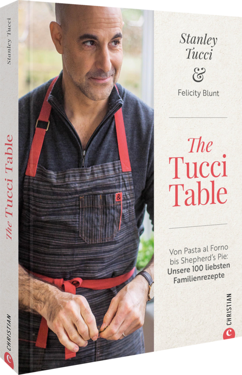 The Tucci table - Stanley Tucci, Felicity Blunt