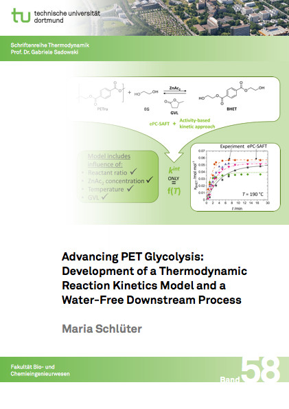 Advancing PET Glycolysis: Development of a Thermodynamic Reaction Kinetics Model and a Water-Free Downstream Process - Maria Schl&uuml;ter