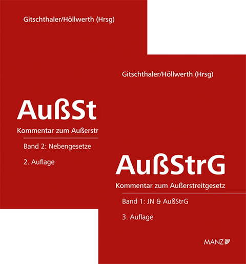 PAKET: Kommentar zum Au&szlig;erstreitgesetz Band 1 3.Auflage + Band 2 2.Auflage - 
