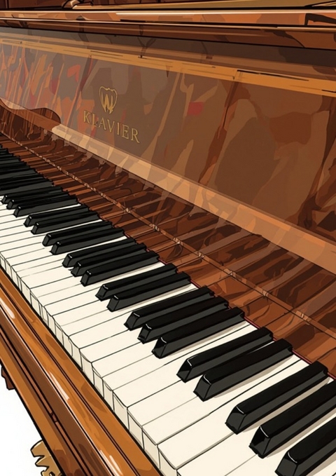 Notenheft: DIN A4 Notenlinienheft | 60 Seiten mit 12 Notenzeilen / Systeme pro Blatt | Papier 90g/m&sup2; | Musikheft mit Notenlinien - Jakob Welik