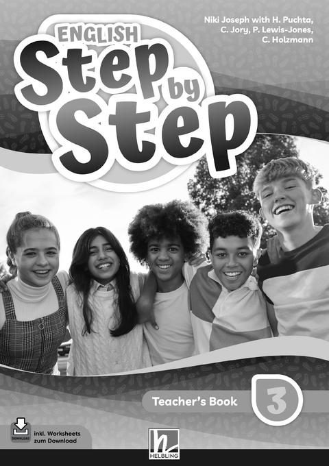 ENGLISH Step by Step 3 (Lehrplan 2023) | Lehrerpaket analog - Herbert Puchta, Christian Holzmann, Peter Lewis-Jones, Chris Jory