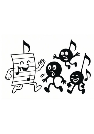 Notenheft: DIN A4 Notenlinienheft | 60 Seiten mit 12 Notenzeilen / Systeme pro Blatt | Papier 90g/m² | Musikheft mit Notenlinien