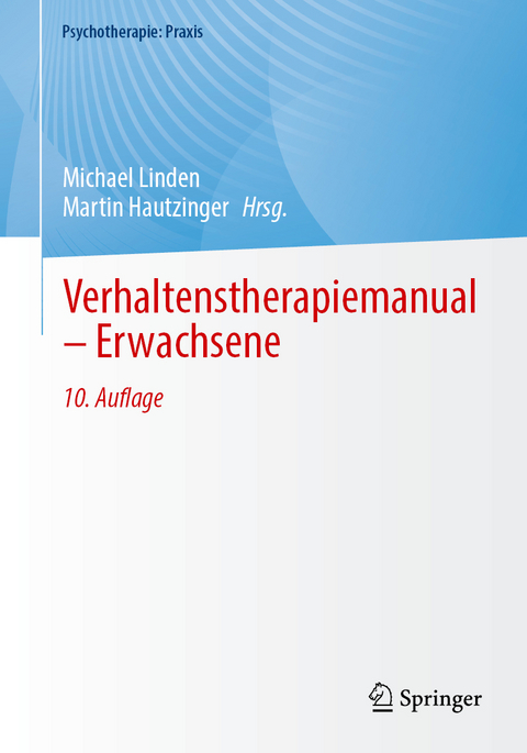 Verhaltenstherapiemanual – Erwachsene - 