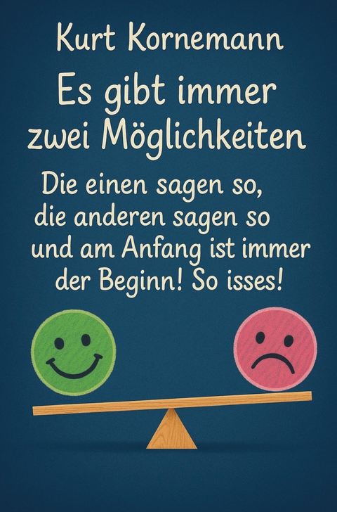 Es gibt immer zwei M&ouml;glichkeiten - Kurt Kornemann