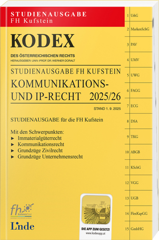 KODEX Studienausgabe Kommunikations- und IP-Recht - FH Kufstein