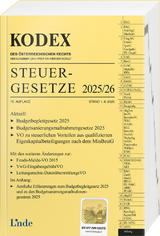 KODEX Steuergesetze 2025/26 - Bodis, Andrei; Doralt, Werner