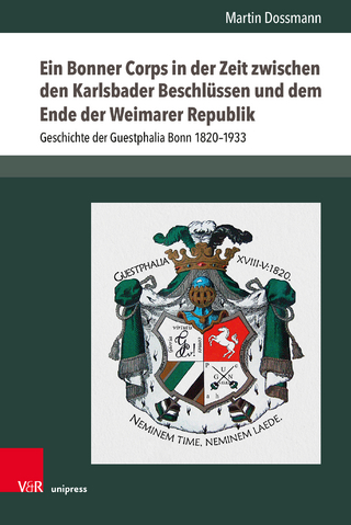 Ein Bonner Corps in der Zeit zwischen den Karlsbader Beschlüssen und dem Ende der Weimarer Republik