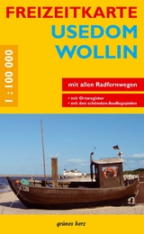 Freizeitkarte Usedom, Wollin - 