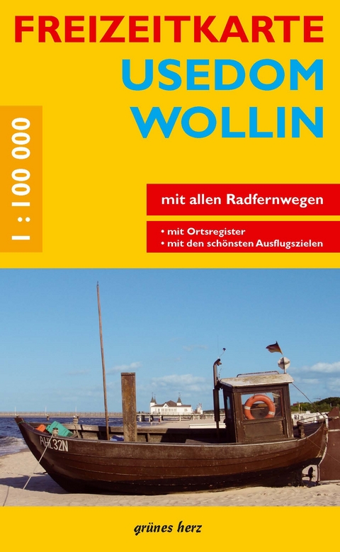 Freizeitkarte Usedom, Wollin