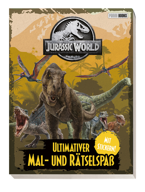 Jurassic World: Ultimativer Mal- und R&auml;tselspa&szlig; -  Panini