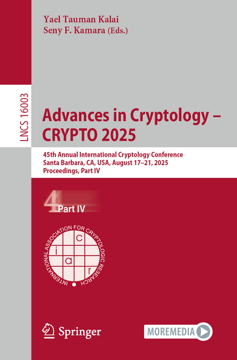 Advances in Cryptology – CRYPTO 2025 - 