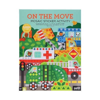 Mosaic Sticker Activity: On the Move -  Petit Collage