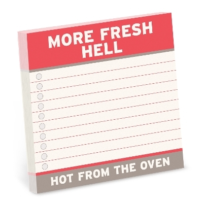 Knock Knock More Fresh Hell Large Sticky Notes (4x4in) -  Knock Knock
