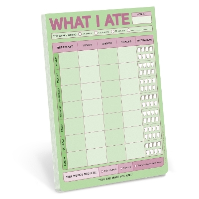 Knock Knock What I Ate Pad (Pastel Version) -  Knock Knock