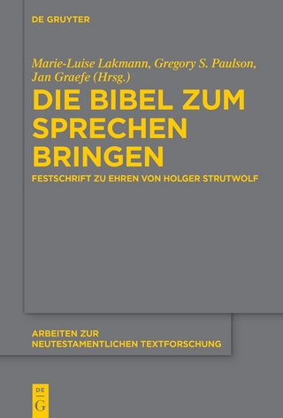 Die Bibel zum Sprechen bringen