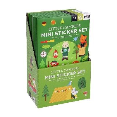Mini Sticker Set: Little Campers CDU of 20 -  Petit Collage