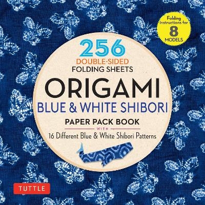 Origami Blue & White Shibori Paper Pack Book - 