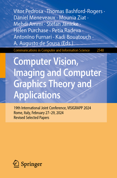 Computer Vision, Imaging and Computer Graphics Theory and Applications - 