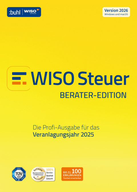 WISO Steuer 2026 Berater