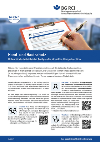 KB 002-1 Hand- und Hautschutz