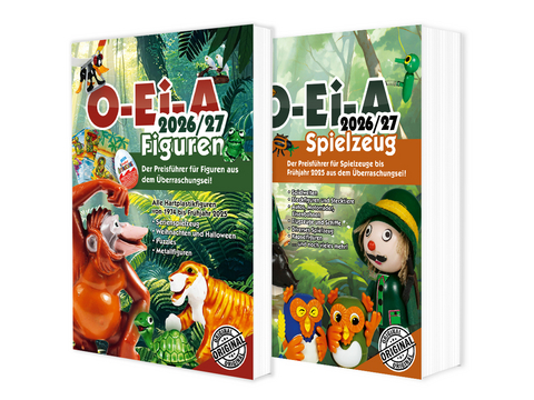 Das O-Ei-A 2er Bundle 2026/27 - O-Ei-A Figuren und O-Ei-A Spielzeug im Doppel mit 3,00 € Preisvorteil gegenüber Einzelkauf! - 