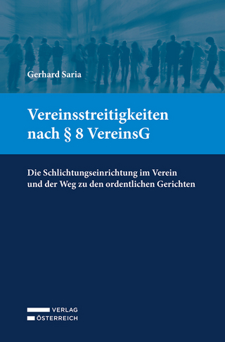 Vereinsstreitigkeiten nach § 8 VereinsG