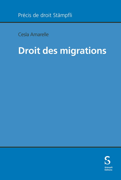 Droit des migrations - Cesla Amarelle