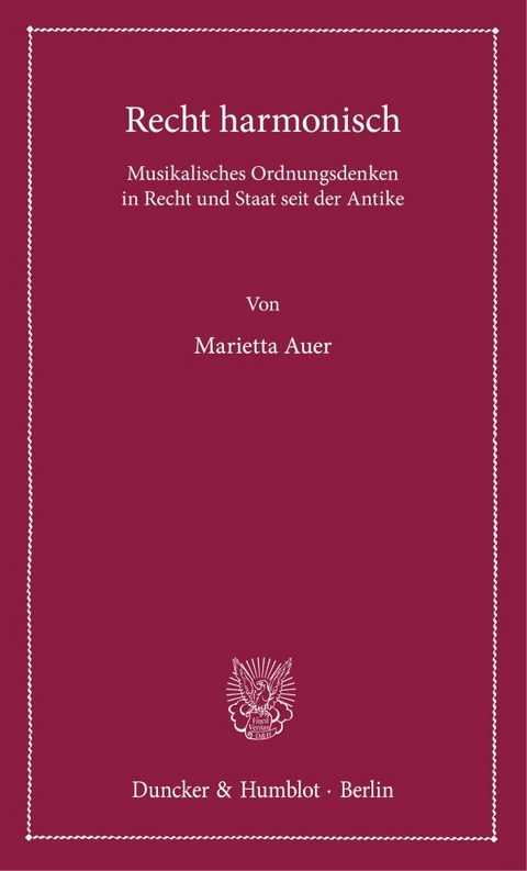 Recht harmonisch - Marietta Auer