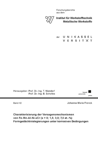 Charakterisierung der Versagensmechanismen von Fe-Mn-Al-Ni-xCr (x = 0; 1,5; 3,0; 7,0 at.-%) Formgedächtnislegierungen unter korrosiven Bedingungen