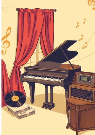 Notenheft Piano: DIN A5 Notenlinienheft | 100 Seiten mit 12 Notenzeilen / Systeme pro Blatt | Papier 90g/m² | Musikheft mit Notenlinien