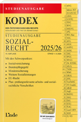 KODEX Studienausgabe Sozialrecht 2025/26 - Doralt, Werner