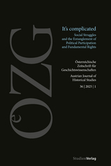 &Ouml;sterreichische Zeitschrift f&uuml;r Geschichtswissenschaften 36/1/2025 - 