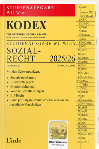 KODEX Studienausgabe Sozialrecht WU 2025/26