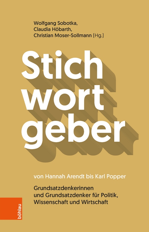 Stichwortgeber von Hannah Arendt bis Karl Popper - 