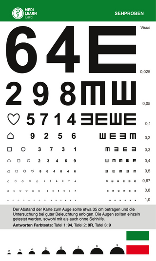 MEDI-LEARN Card: Sehproben - MEDI-LEARN Verlag GbR; Thomas Plappert