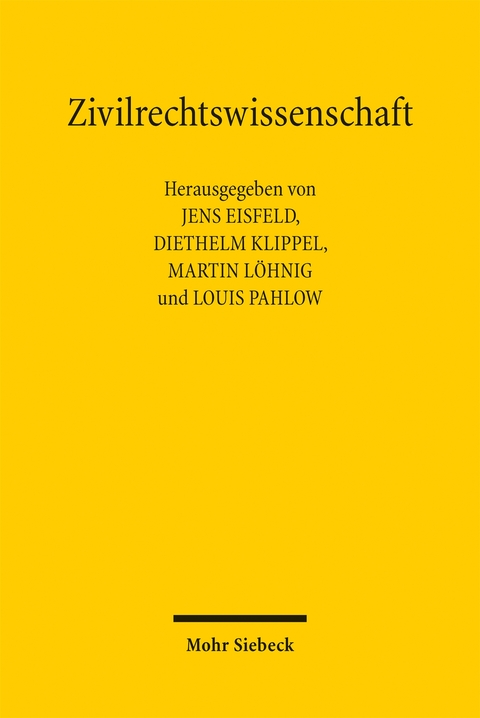 Zivilrechtswissenschaft - 
