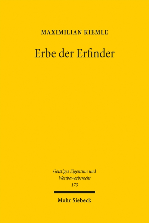 Erbe der Erfinder - Maximilian Kiemle