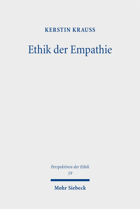 Ethik der Empathie - Kerstin Krauß