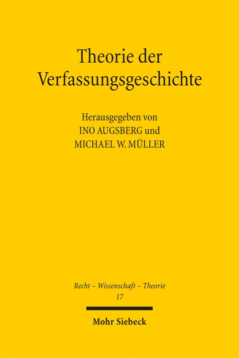 Theorie der Verfassungsgeschichte - 